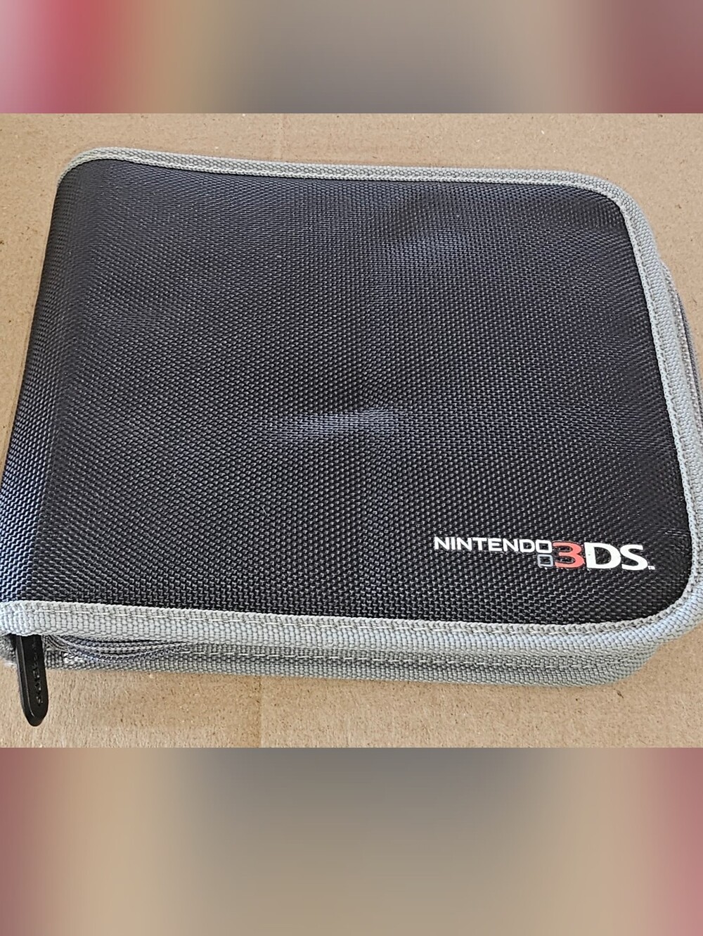 Nintendo 3DS Black Travel Case with Gray Trim